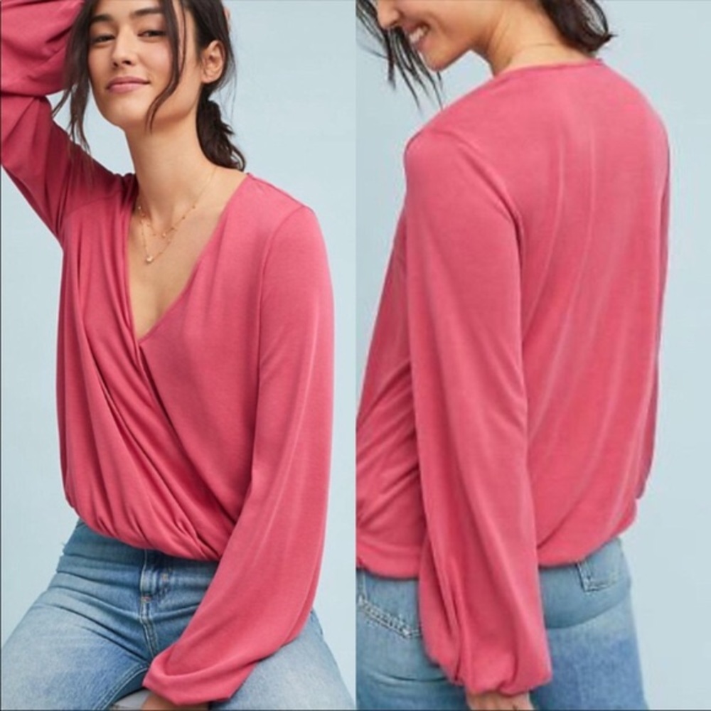 Anthropologie Sunday in Brooklyn  wrap top long